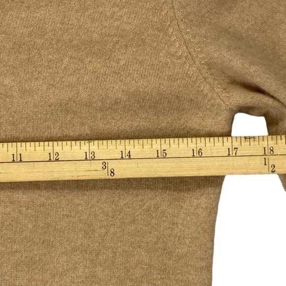 Charter Club Cashmere Sweater Women Size Medium Brown V Neck Ultra Soft Pullover - Picture 10 of 13